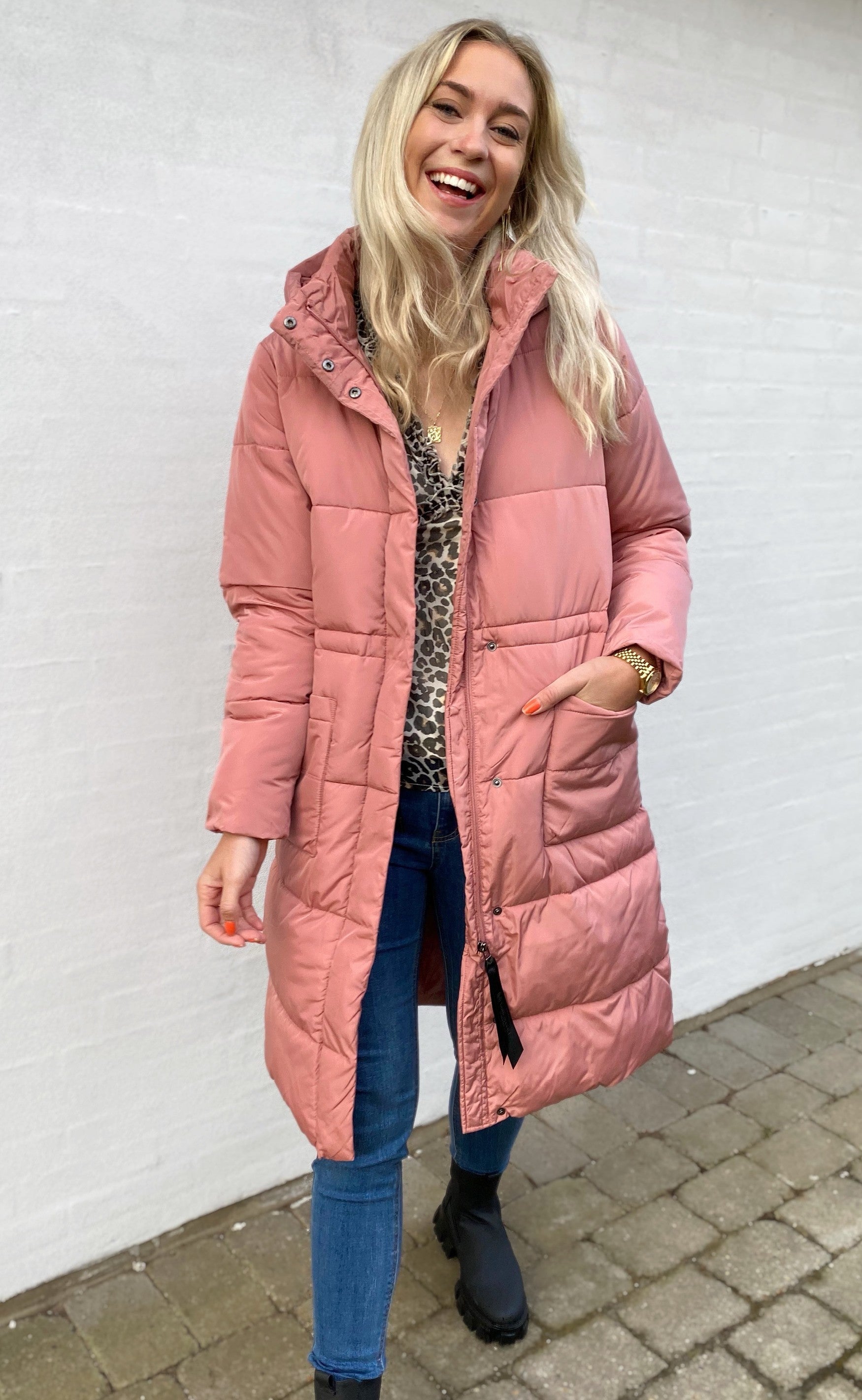 Basic Apparel Jakke - Dagmar - Old Rose