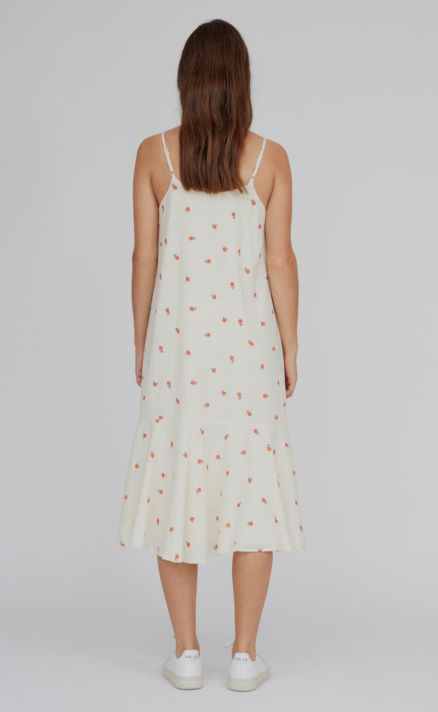Basic Apparel Kjole - Salvie - Birch / Dusted Clay