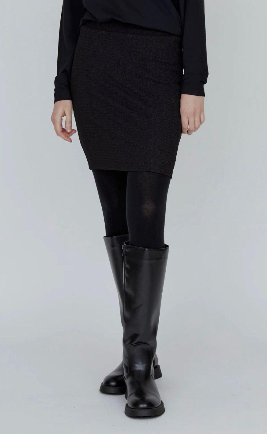 Basic Apparel Nederdel - Suvi - Black