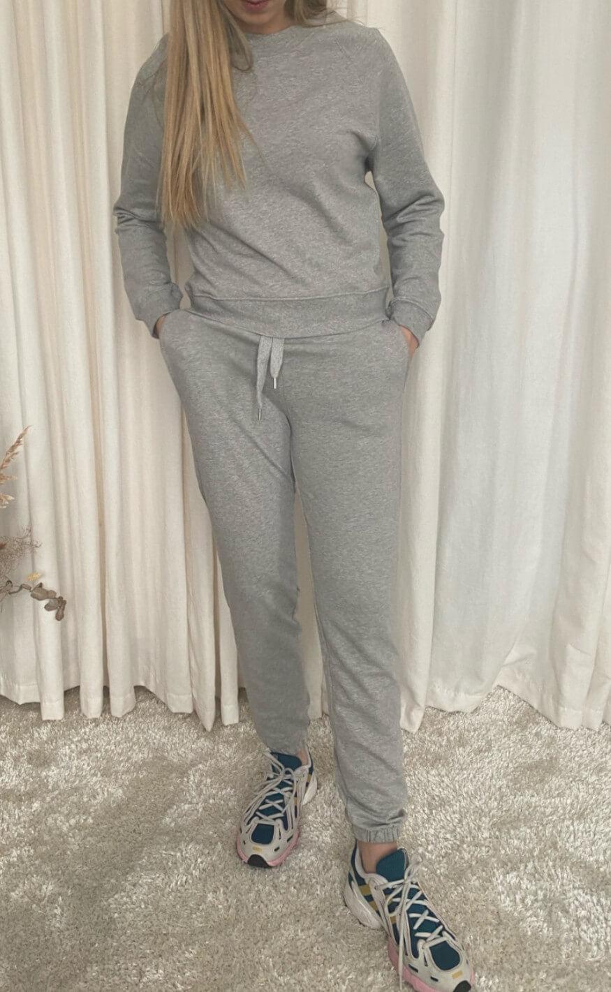 Basic Apparel Sweatshirt - Maje - Light Grey Mel.