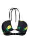 Beck Söndergaard Bikini Top - Limone Billa - Black