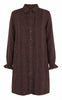 Say INA Copenhagen Kjole - Cille - Dark Brown