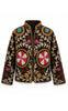 Say INA Copenhagen Jakke - Abella - Dark Brown W. Embroidery