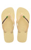 Havaianas Klipklapper / Sandal - Brasil Logo - Buttercream