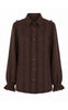 Say INA Copenhagen Skjorte - Alicia - Dark Brown