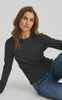 Luxzuz Bluse - Segberg Stripe - Black