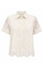 Say INA Copenhagen Skjorte - Elly Lace - White