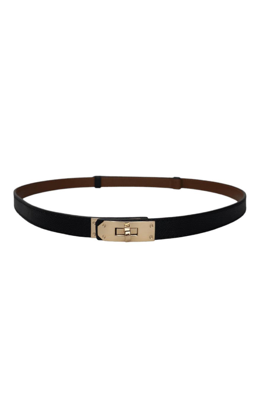 Black Colour Bælte - Sharon - Black