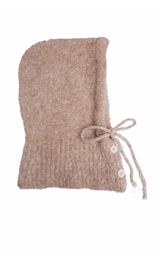 Black Colour Balaclava - Willow - Creme