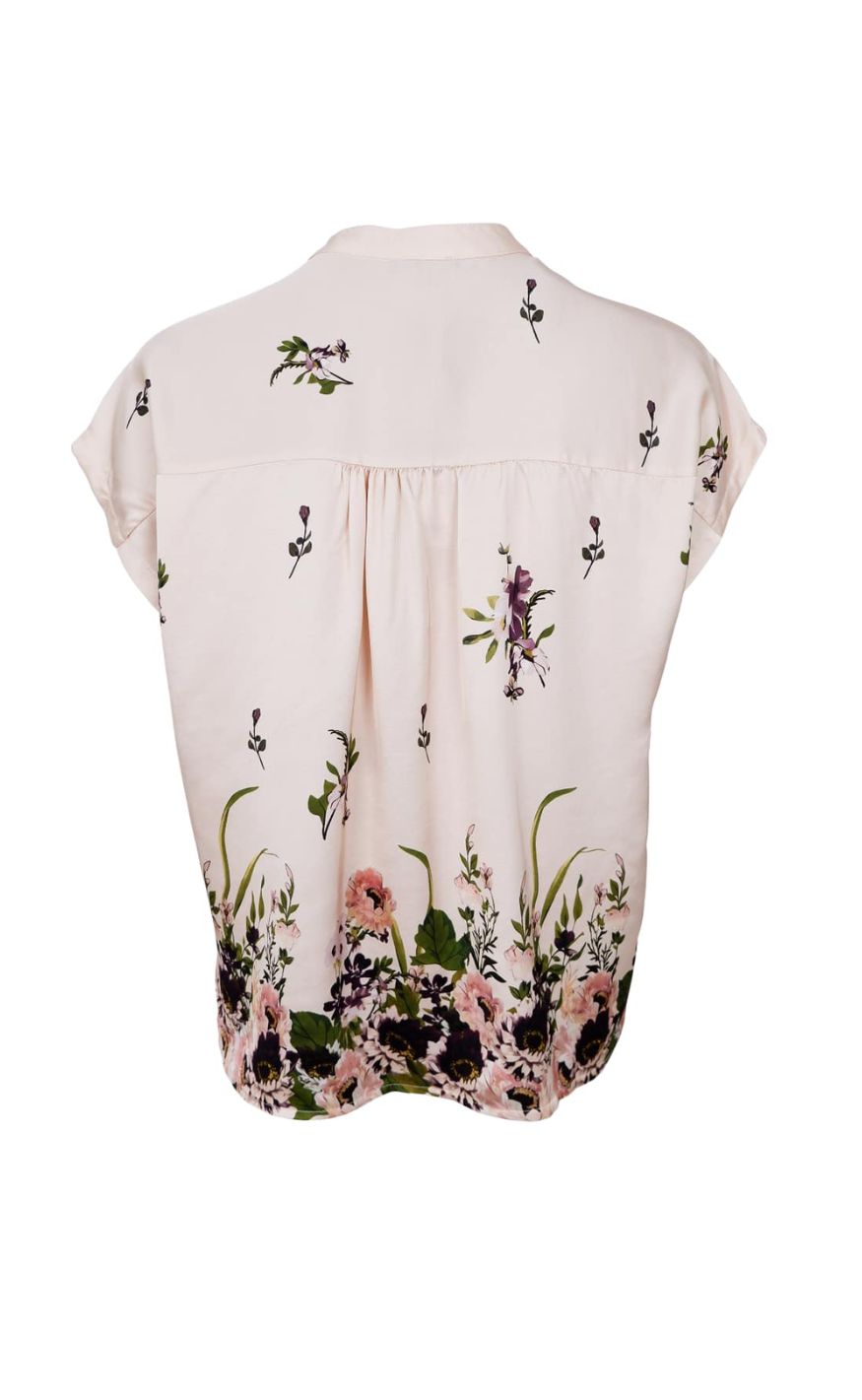 Black Colour Bluse - Beatrix SS - Natural
