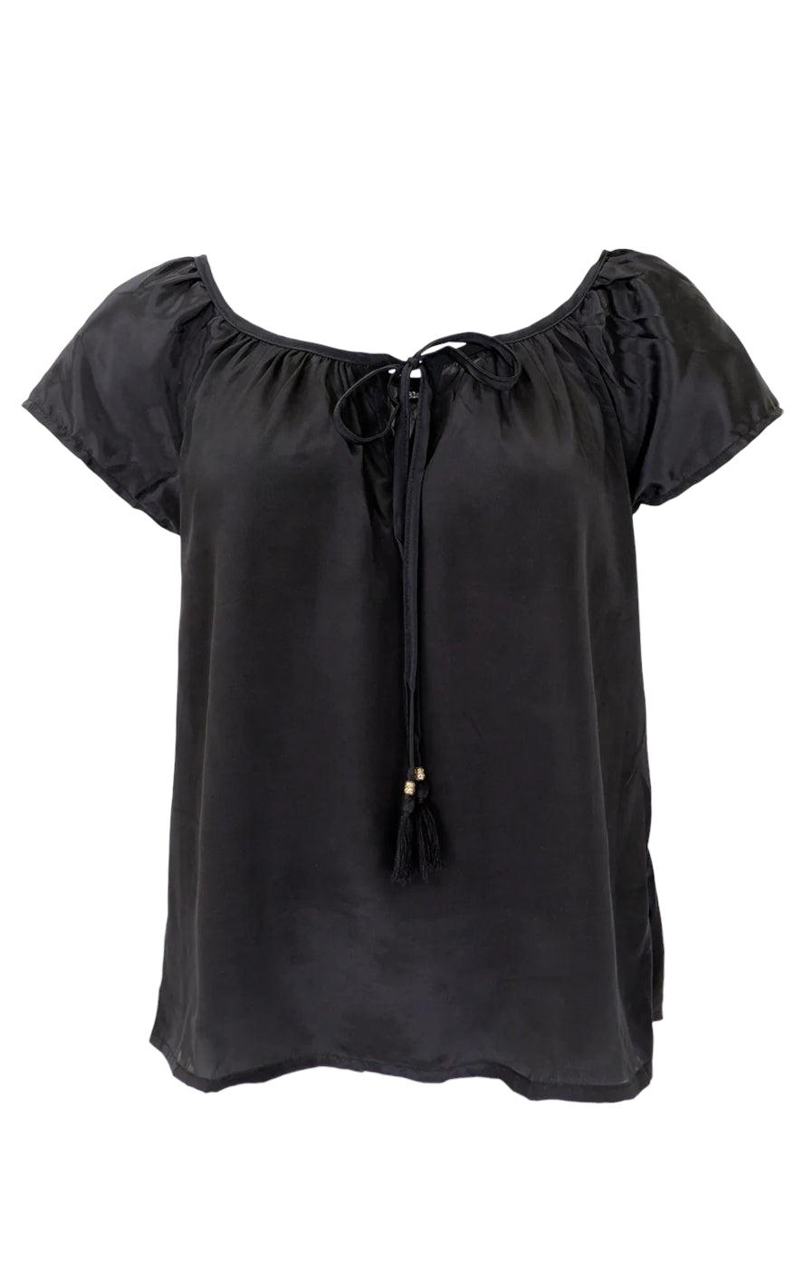 Black Colour Bluse - Luna Dana - Black