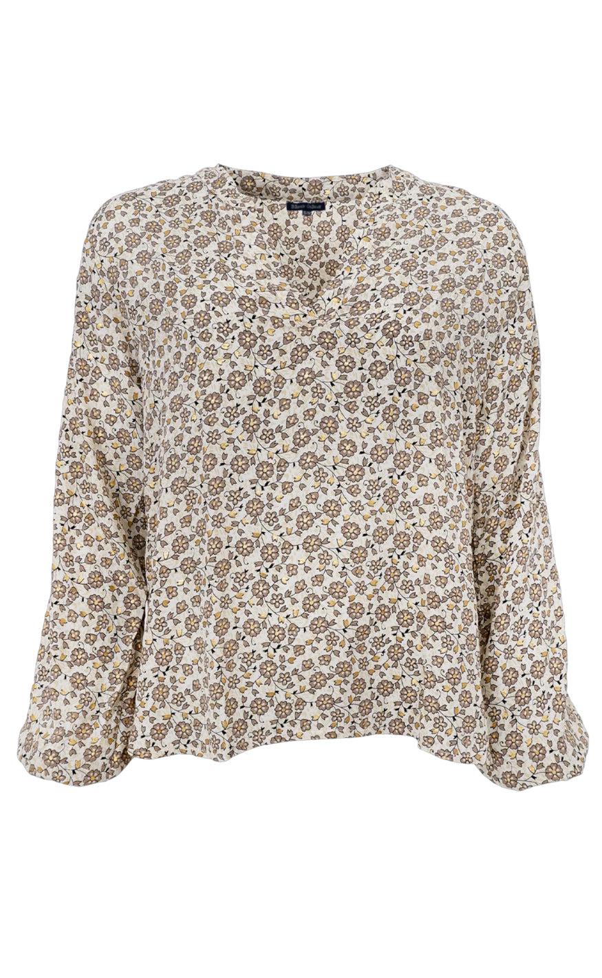 Black Colour Bluse - Luna - Latte Daisy