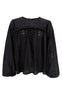 Black Colour Bluse - Paige - Black