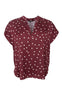 Black Colour Bluse - Valery SS - Plum