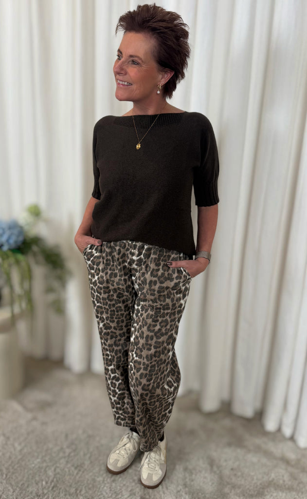 Black Colour Bukser - Abbie Barrel - Lt. Leo