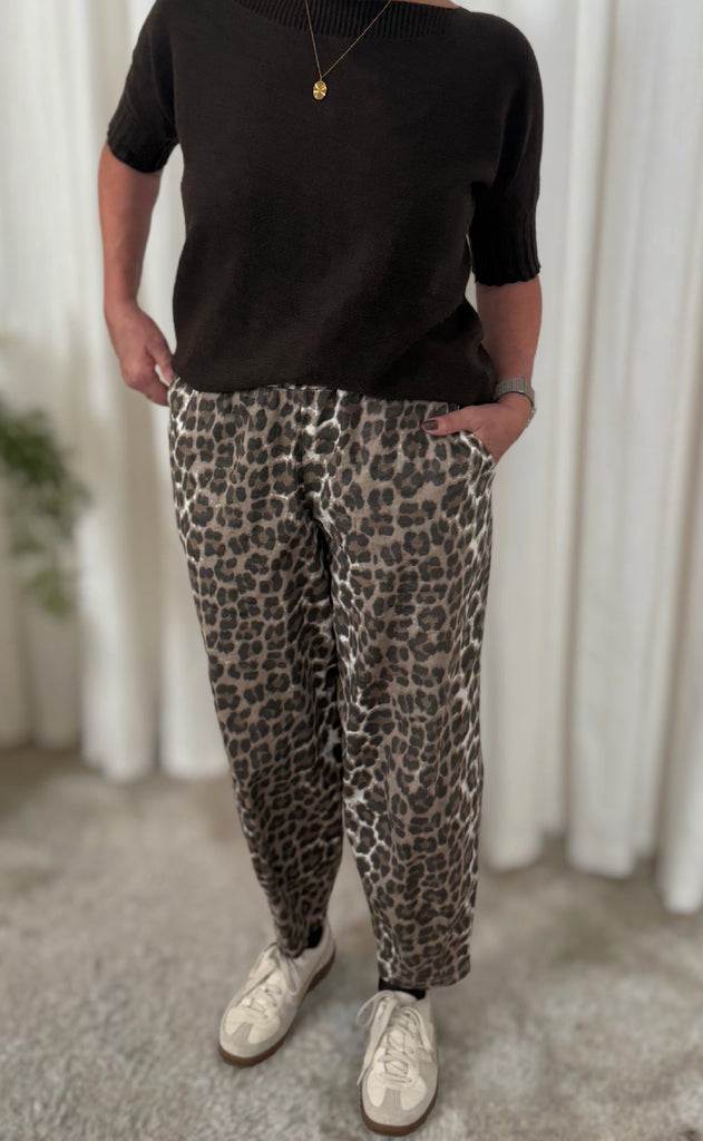 Black Colour Bukser - Abbie Barrel - Lt. Leo