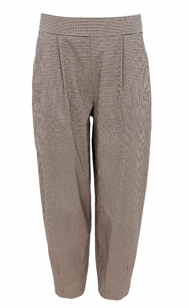 Black Colour Bukser - Davina Art - Brown