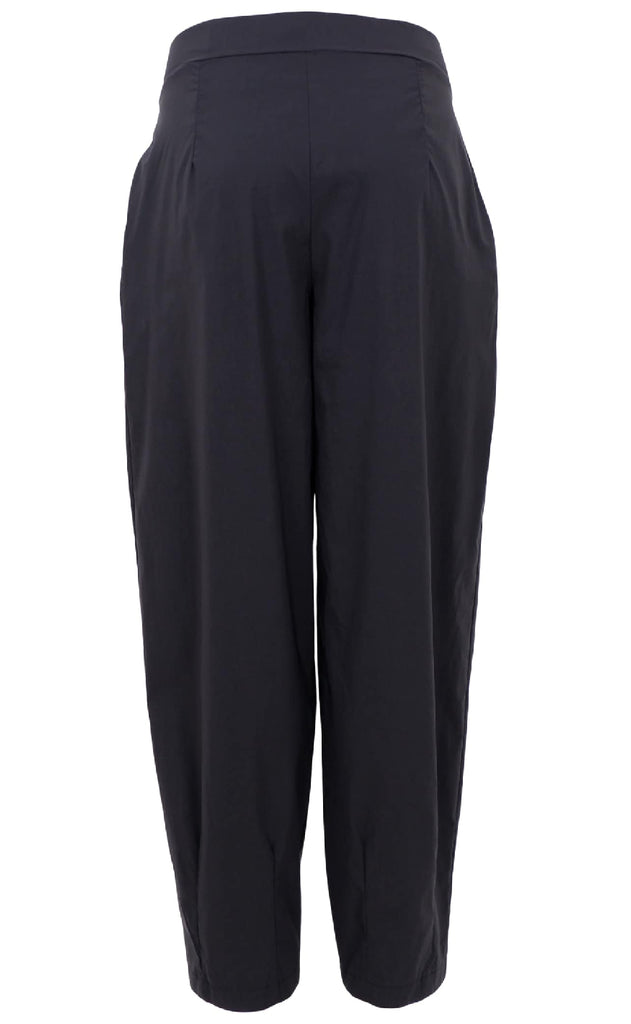 Black Colour Bukser - Davina Barrel - Black