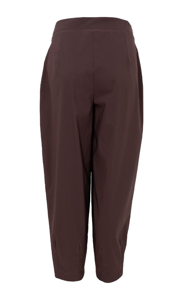 Black Colour Bukser - Davina Barrel - Coffee