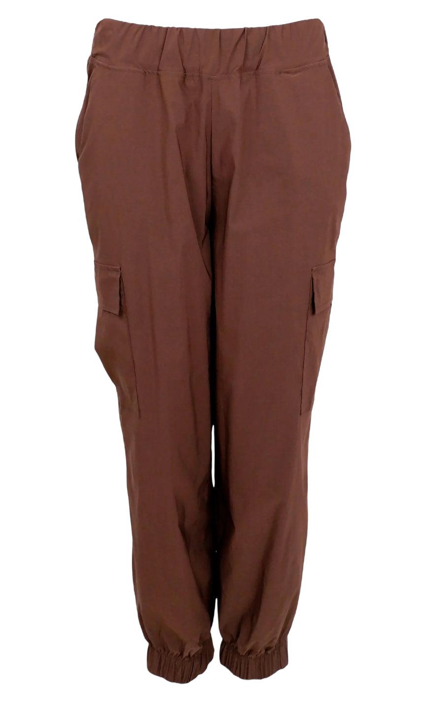 Black Colour Bukser - Davina - Coffee