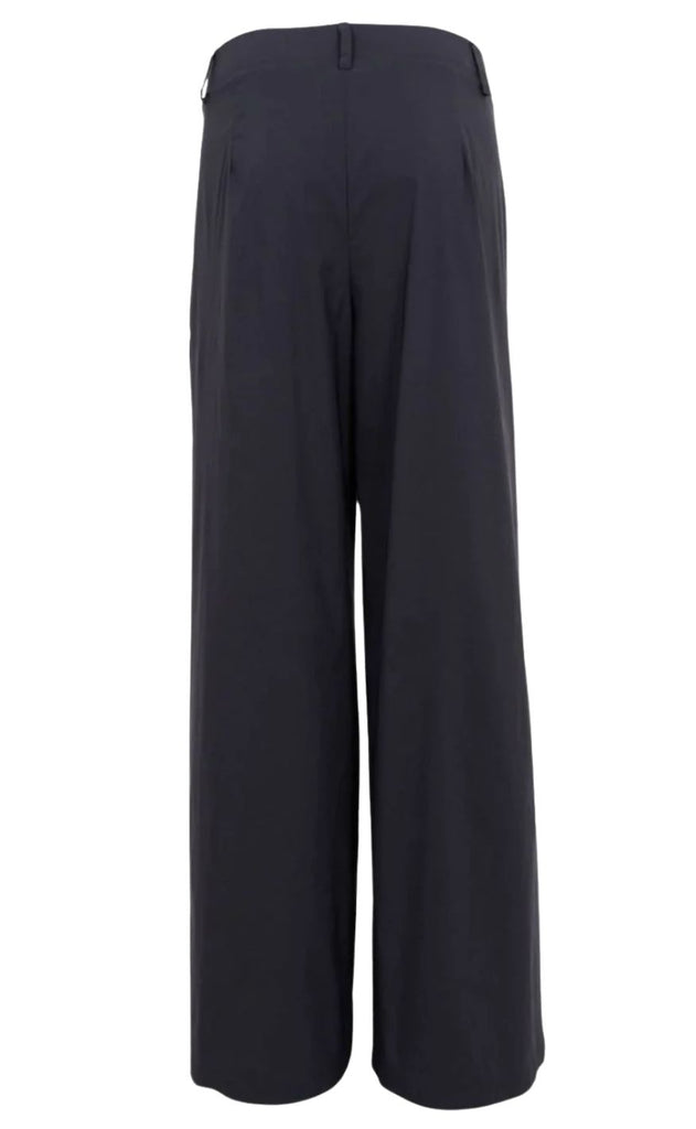 Black Colour Bukser - Davina Wide - Black