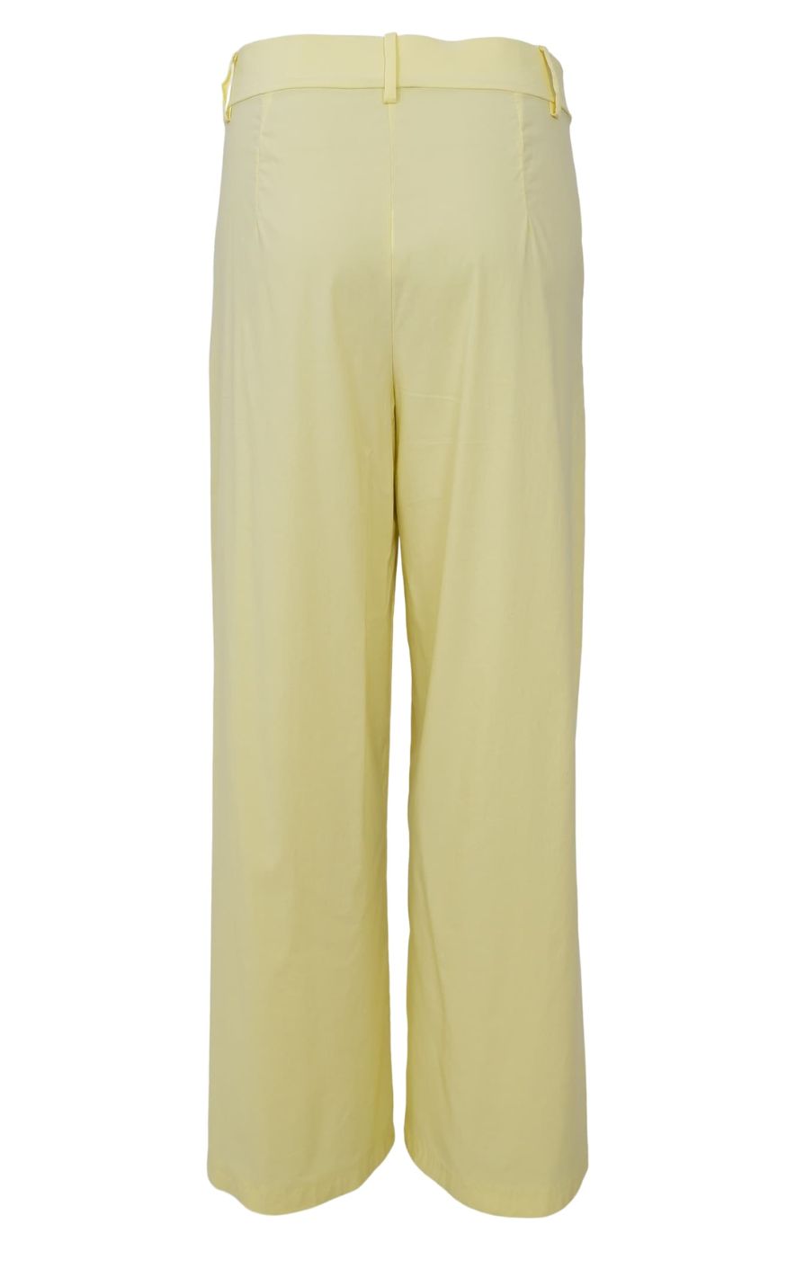Black Colour Bukser - Davina Wideleg - Lt. Yellow