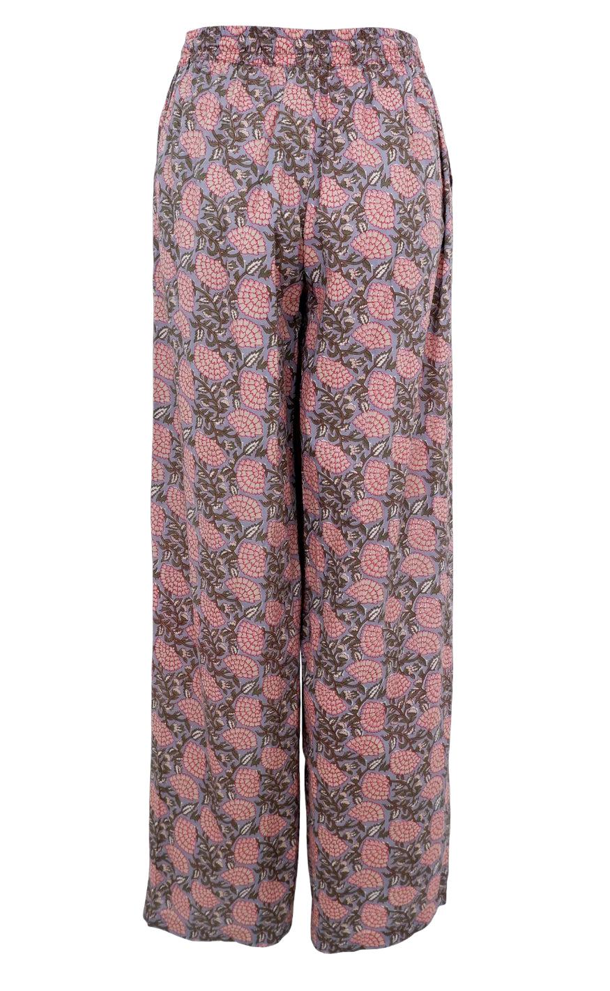 Black Colour Bukser - Flora - Grey Fanny