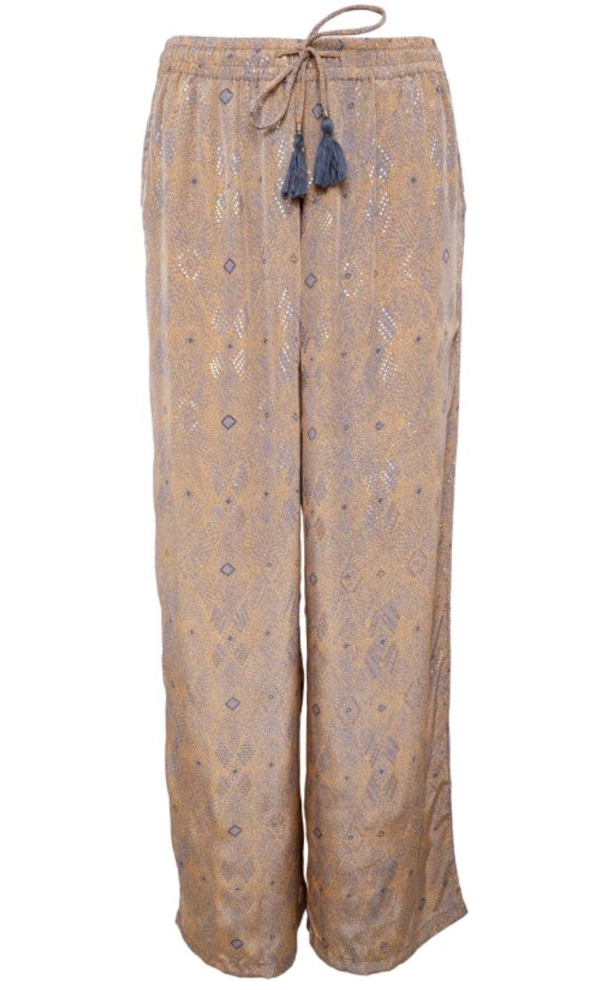 Black Colour Bukser - Luna - Argyle Sand