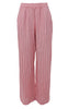 Black Colour Bukser - Melina Wide Linen - Rose Stripe