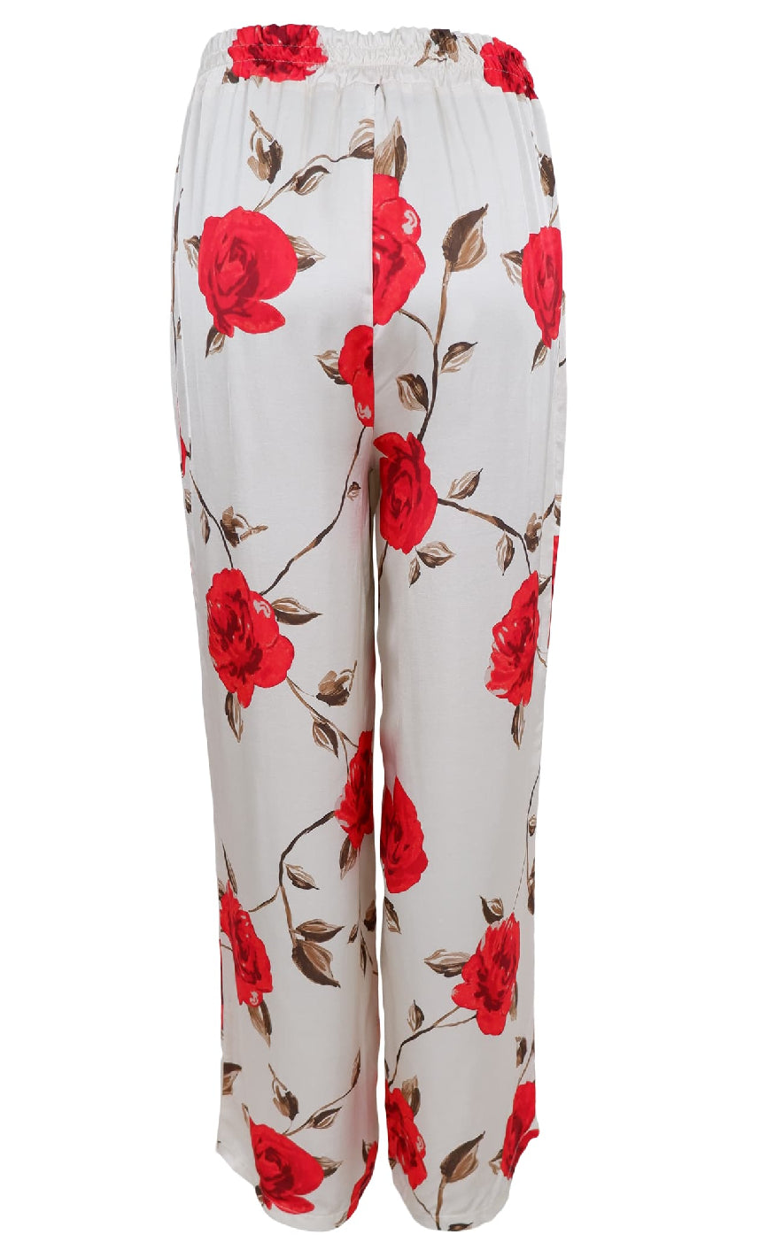 Black Colour Bukser - Tilly Rose - Red