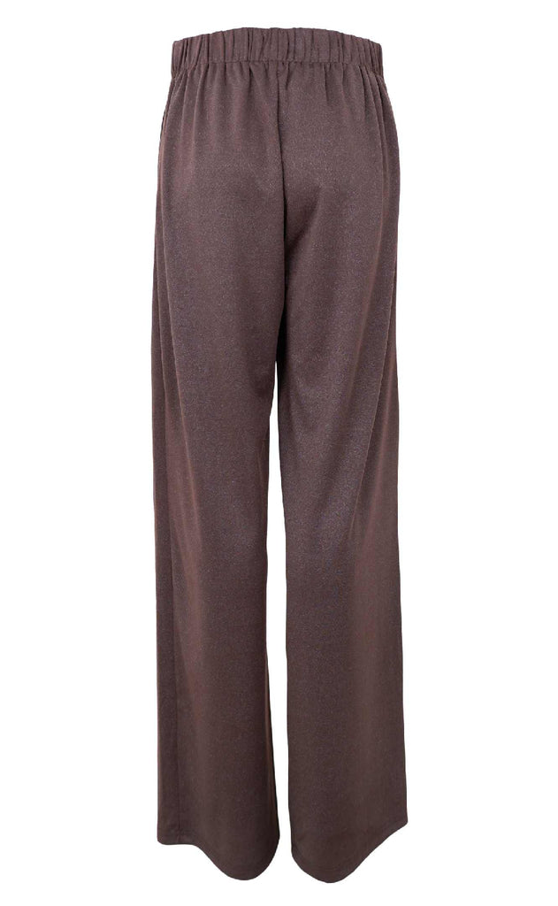 Black Colour Bukser - Toni - Coffee