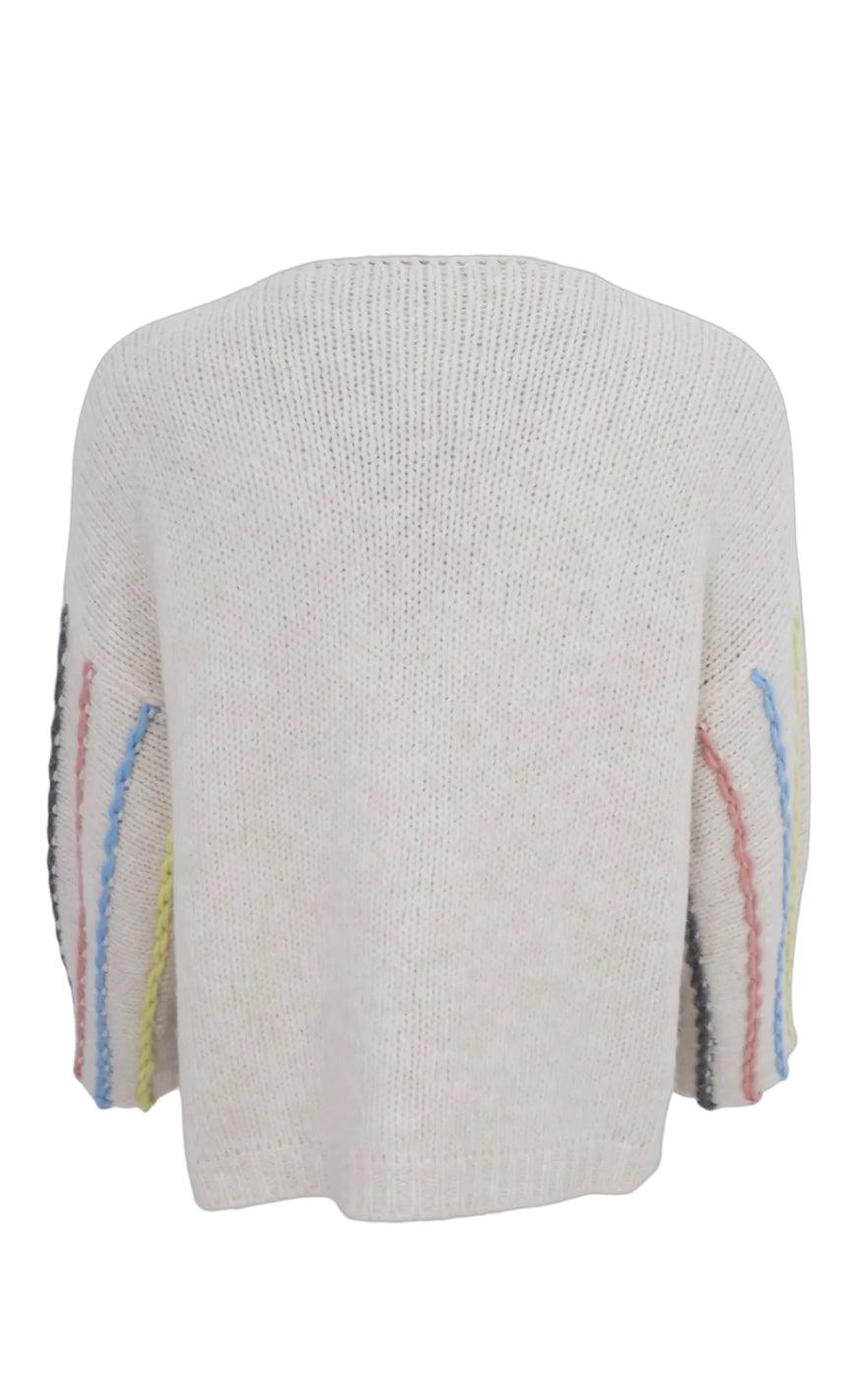 Black Colour Cardigan - Augusta - Natural