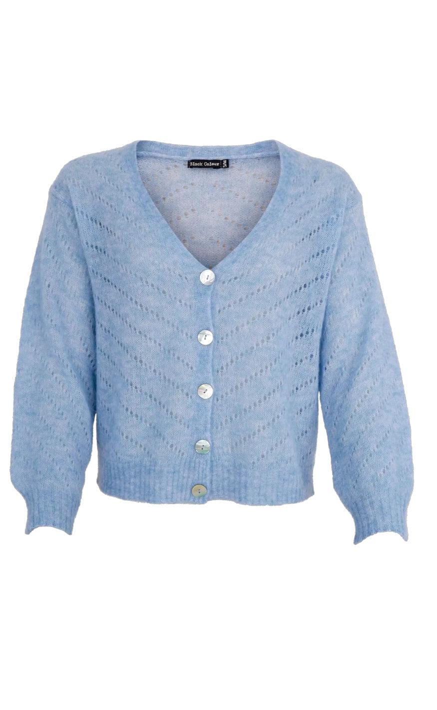 Black Colour Cardigan - Dell - Jeans