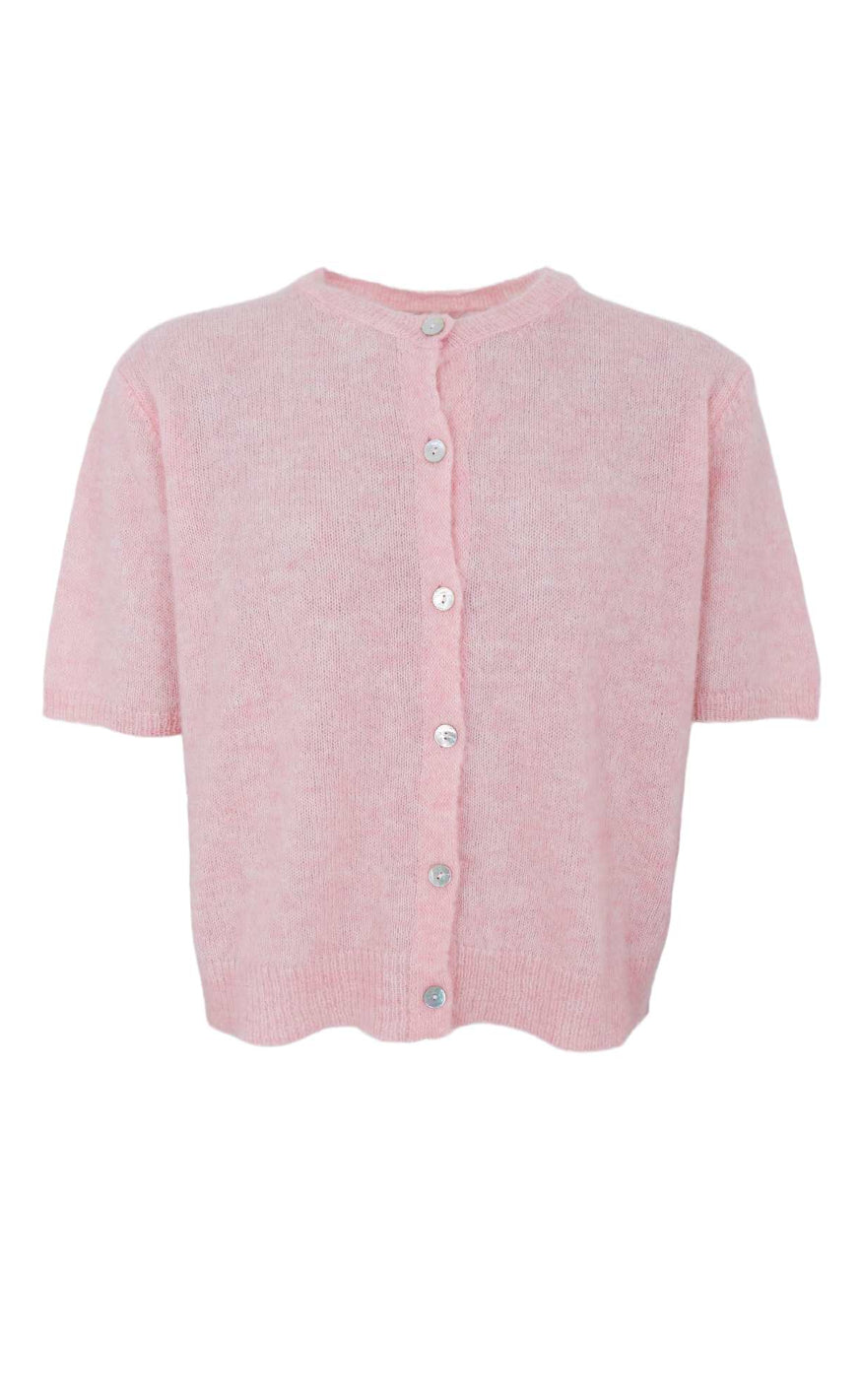 Black Colour Cardigan - Dell SS - Rose