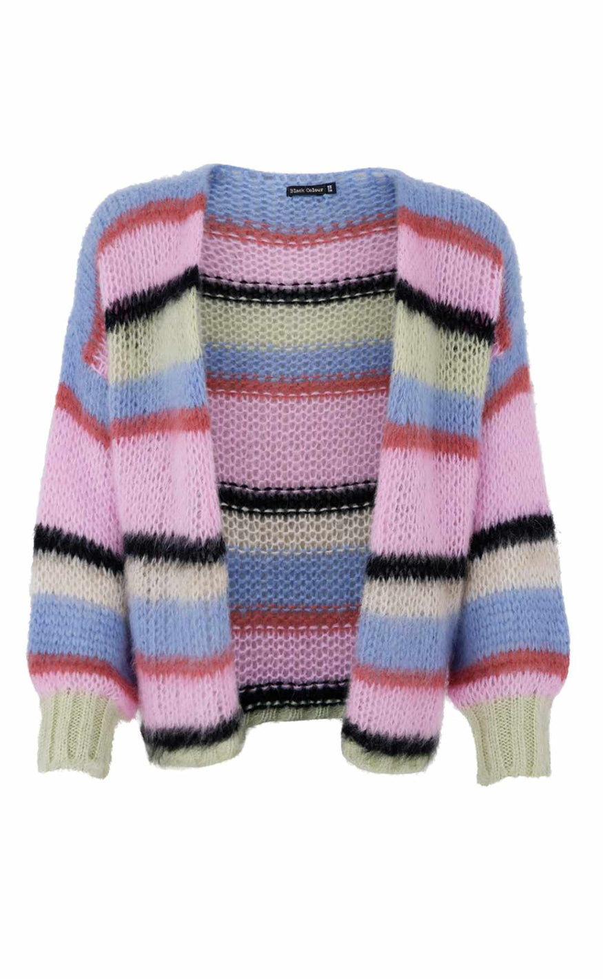 Black Colour Cardigan - Frey - Soft Candy