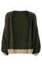 Black Colour Cardigan - Teddy - Army