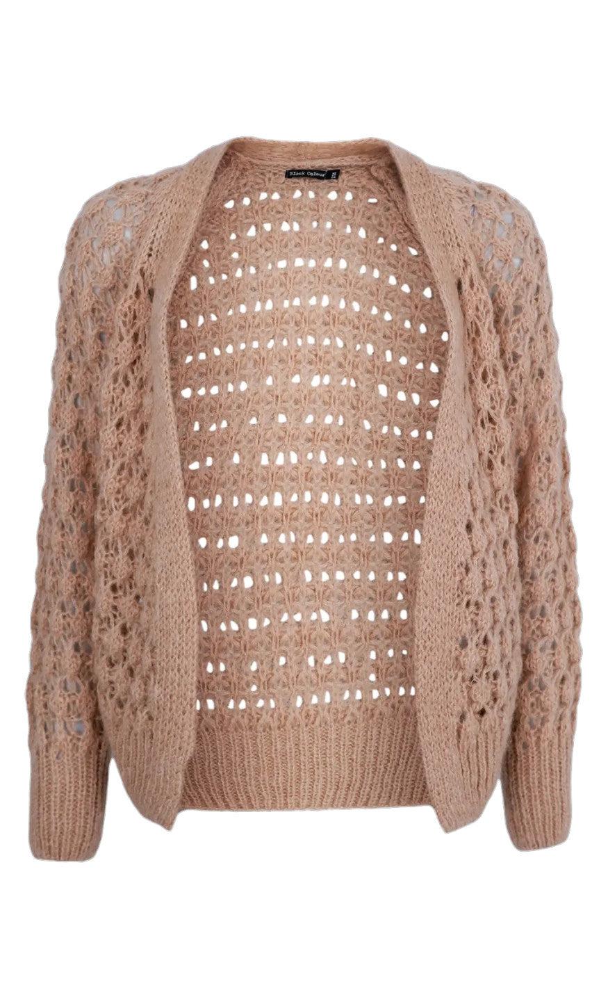 Black Colour Cardigan - Trinity - Latte