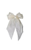 Black Colour Hårspænde - Renee Satin - Off White