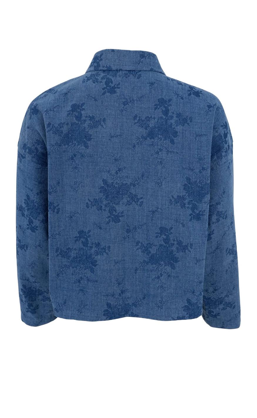Black Colour Jakke - Fiola - Denim Blue