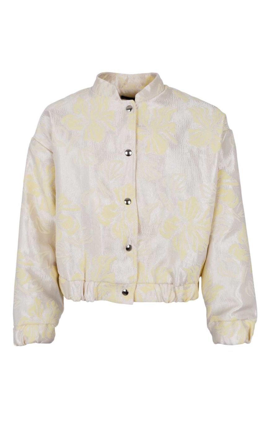 Black Colour Jakke - Jackline Bomber - Lt. Yellow