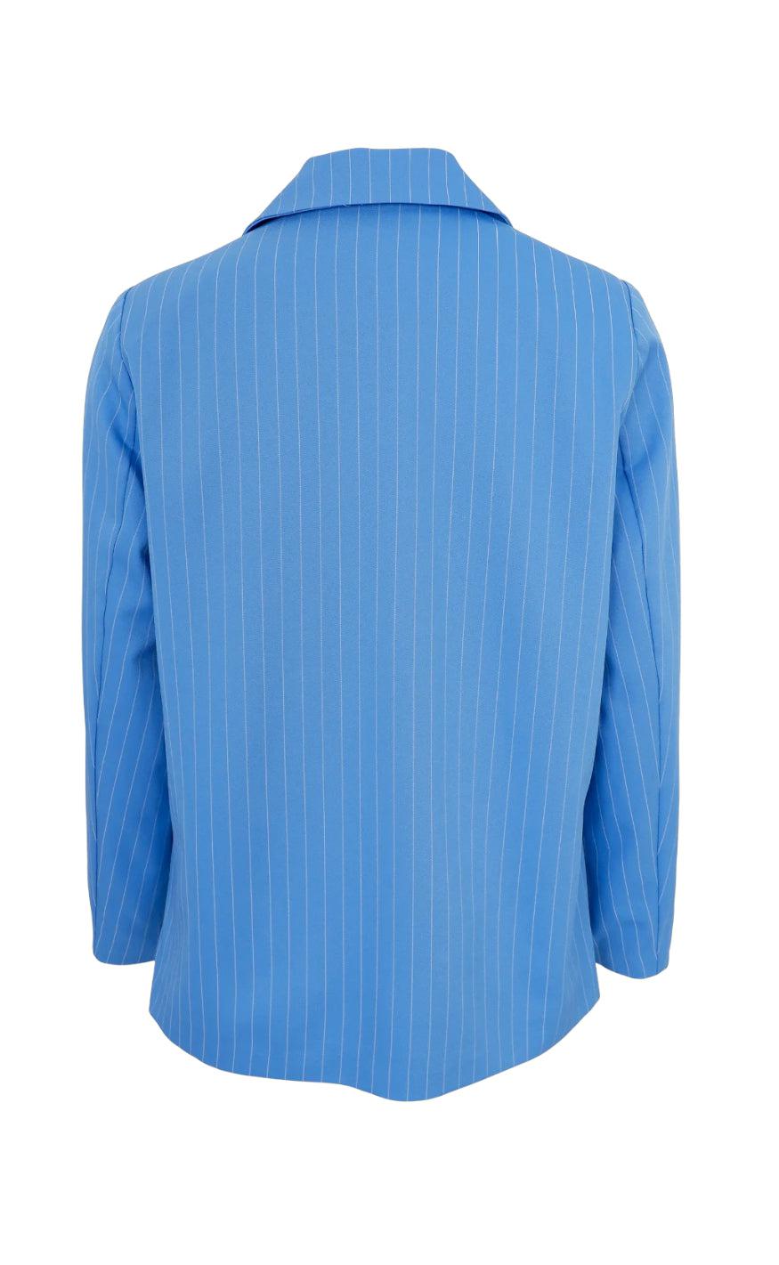 Black Colour Jakke - Malibu - Sky Blue