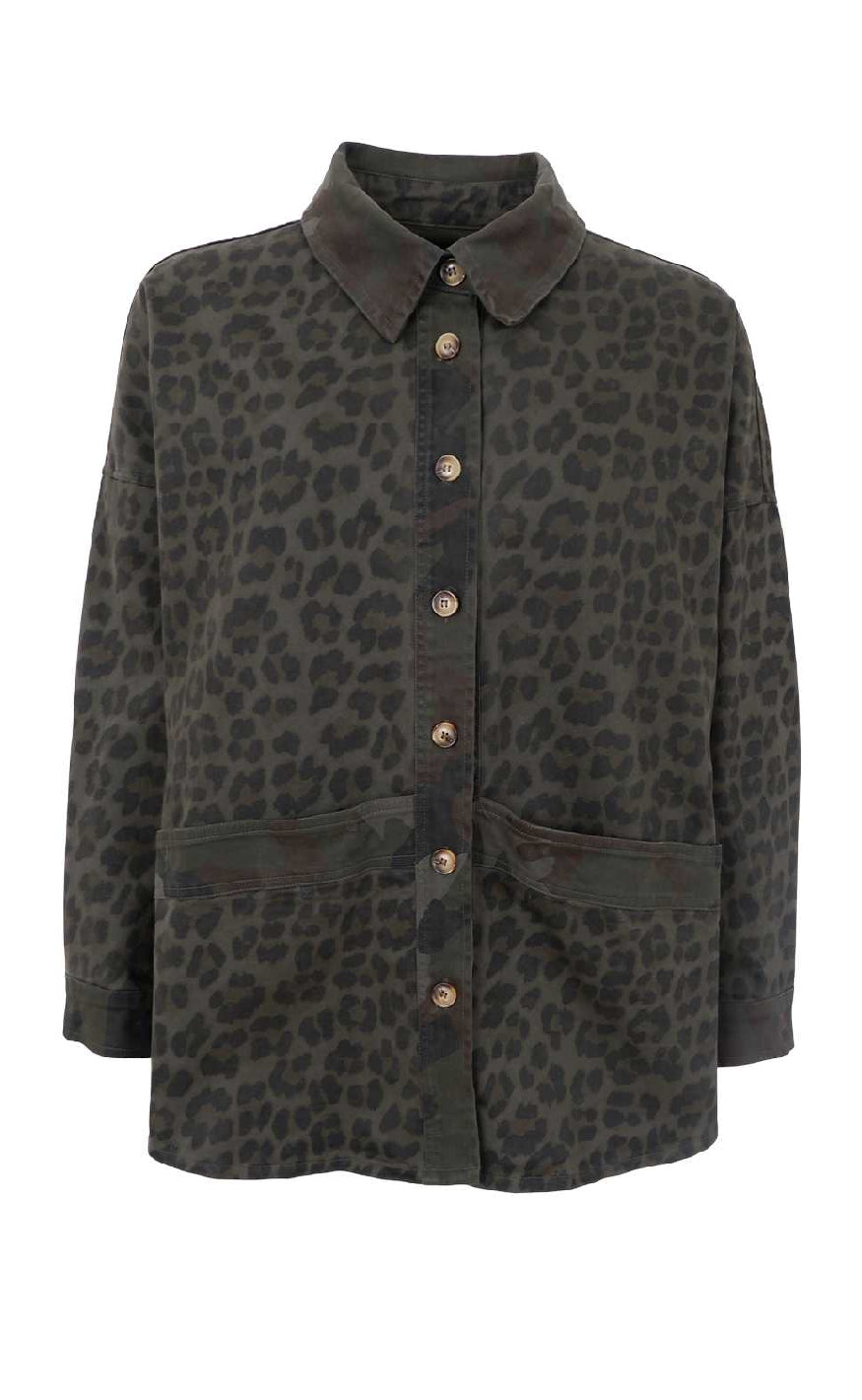Black Colour Jakke - Morgan - Camouflage