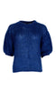 Black Colour Jumper - Casey Puff - Dark Blue