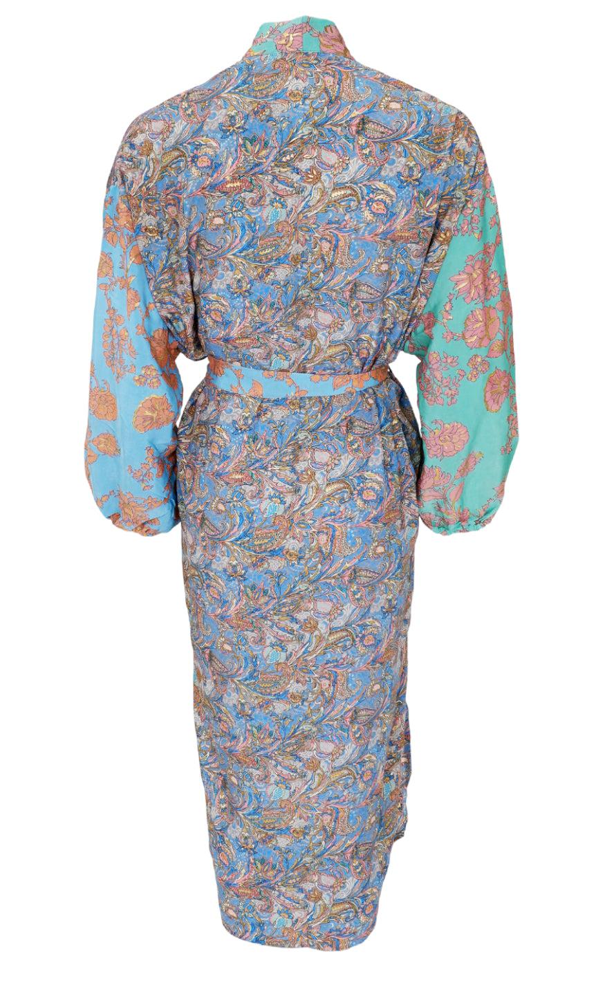 Black Colour Kimono - Luna - Tropic Mix
