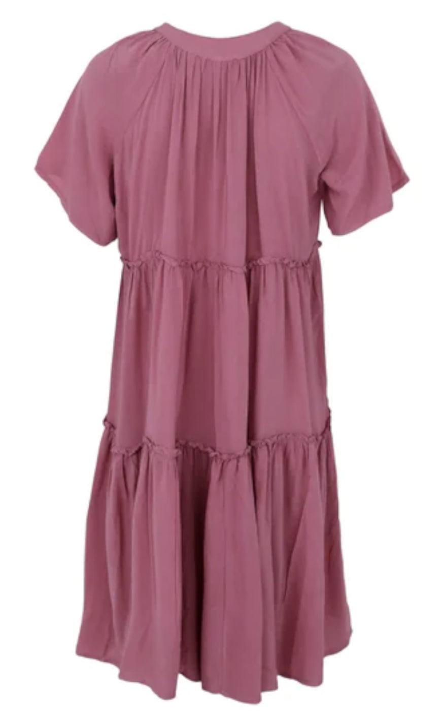 Black Colour Kjole - Ada Boho - Antique Rose