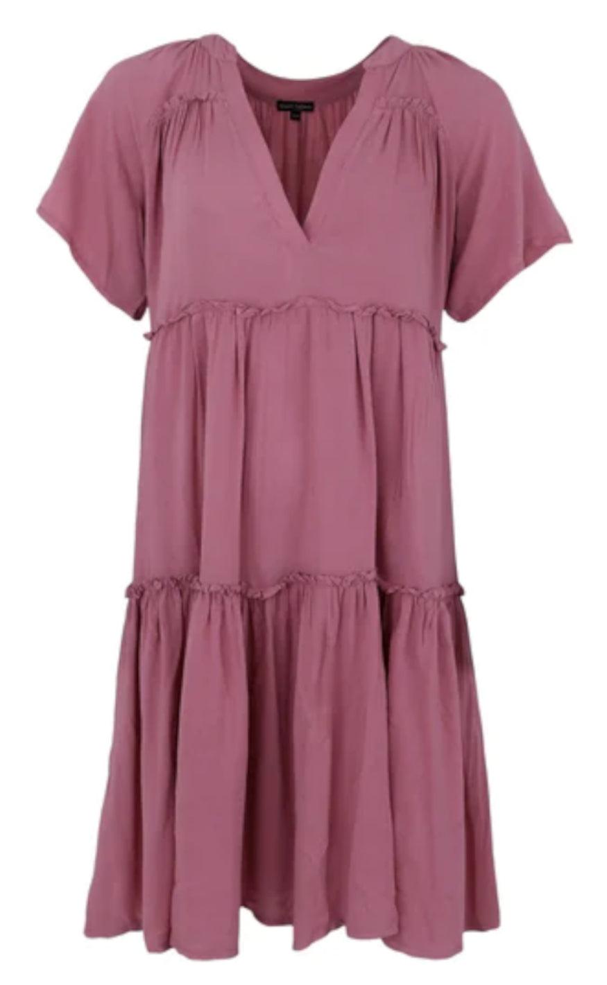Black Colour Kjole - Ada Boho - Antique Rose