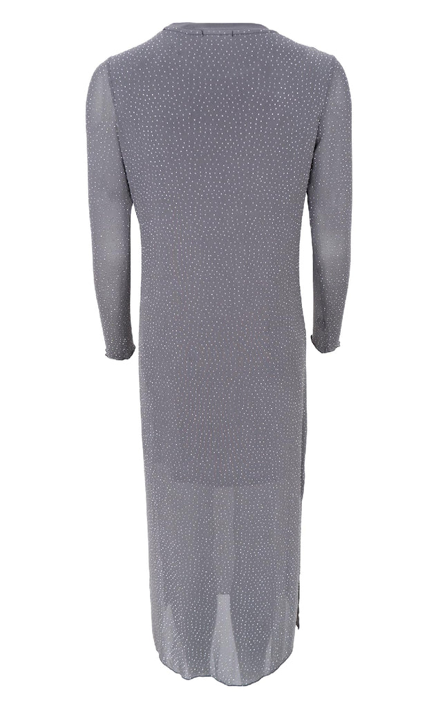 Black Colour Kjole - Alexis - Grey