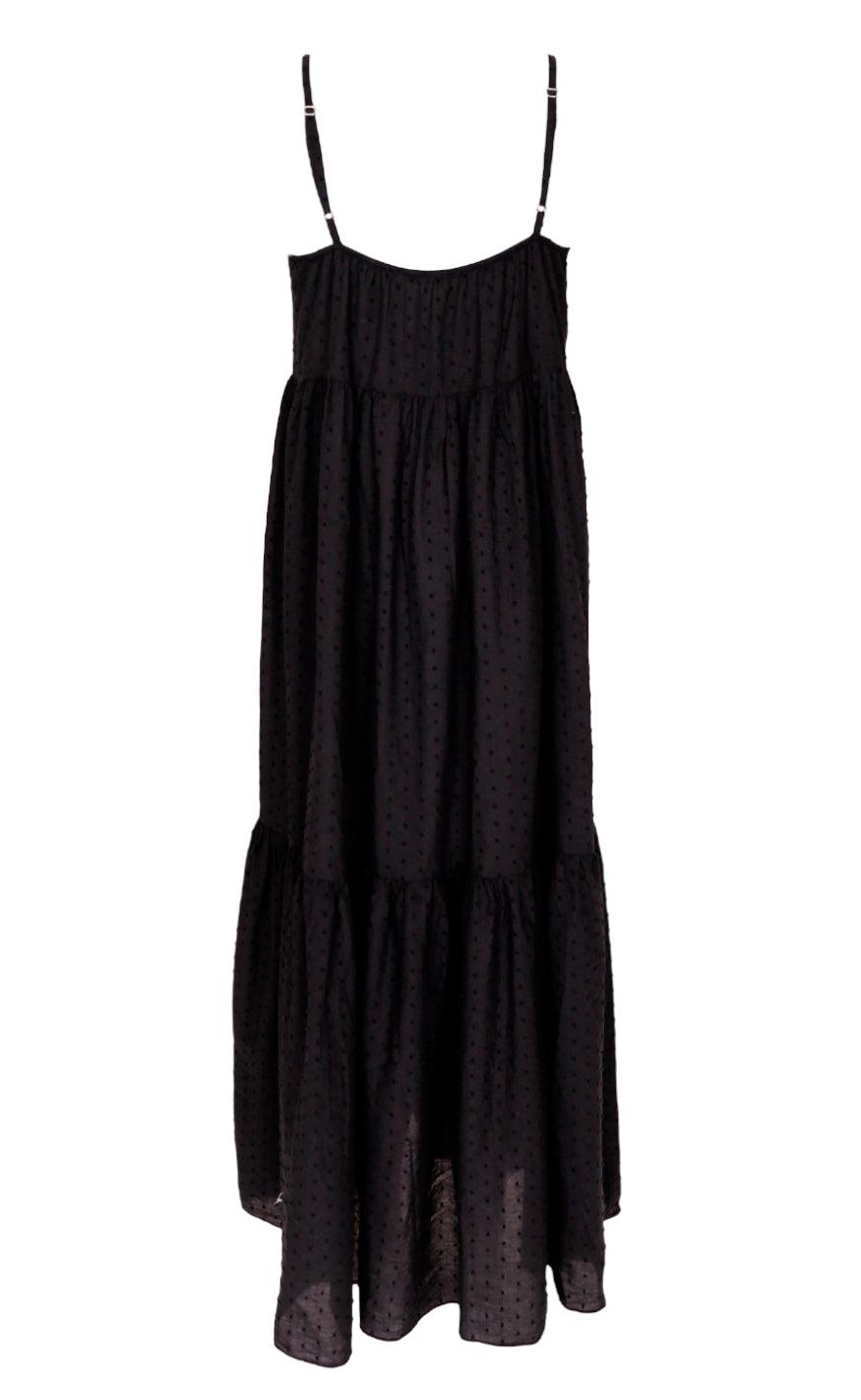 Black Colour Kjole - Dottie - Black