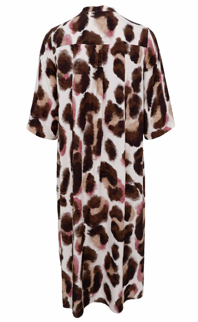 Black Colour Kjole - Kenna - Brown Rose