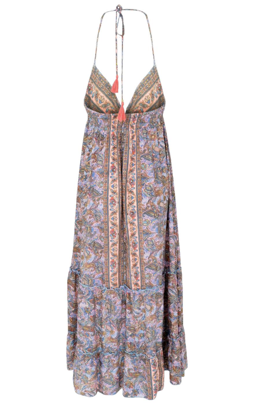 Black Colour Kjole - Luna Halterneck - Blush Tropic
